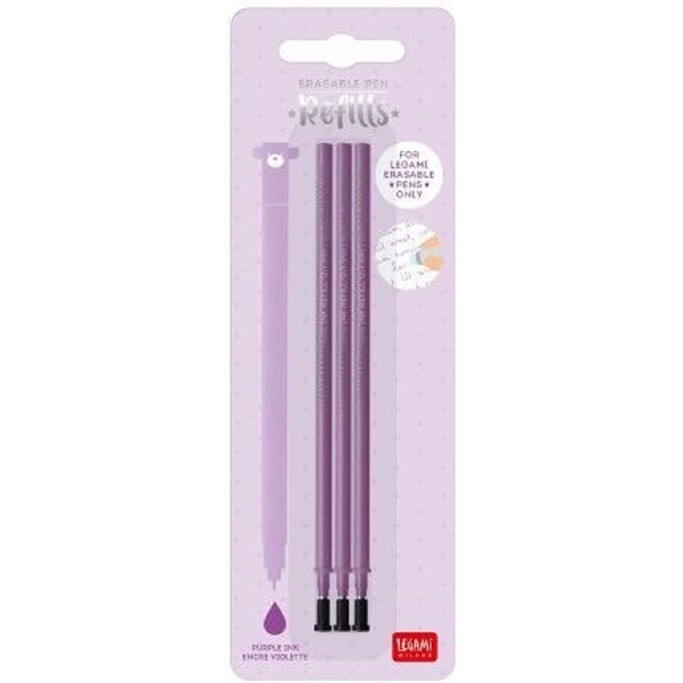 Legami, REFILL PER PENNA GEL CANCELLABILE VIOLA