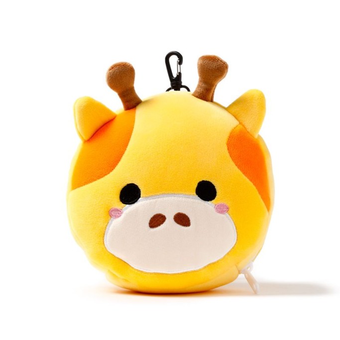 CUSCINO DA VIAGGIO CON MASCHERA GIRAFFA
