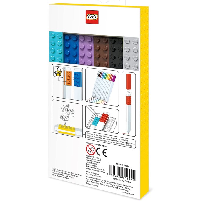 SET 12 PENNARELLI LEGO