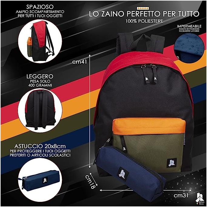 Julian Ross Zaino 43cm 24L + Astuccio