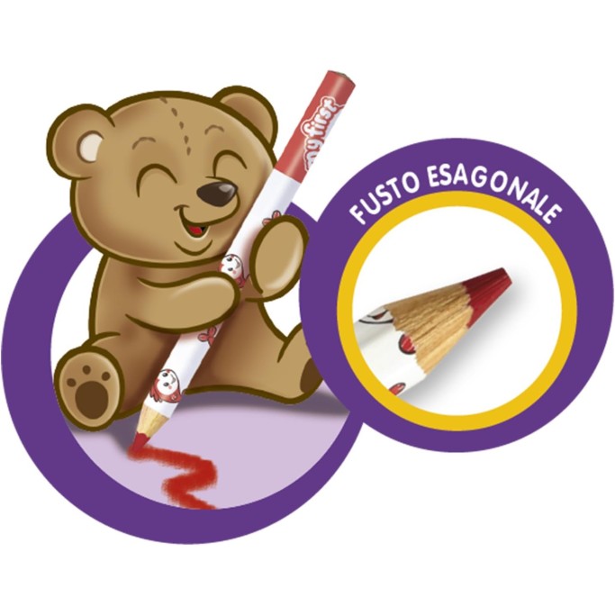 8 PEZZI MINI KIDS CRAYOLA MAXI MATITONI