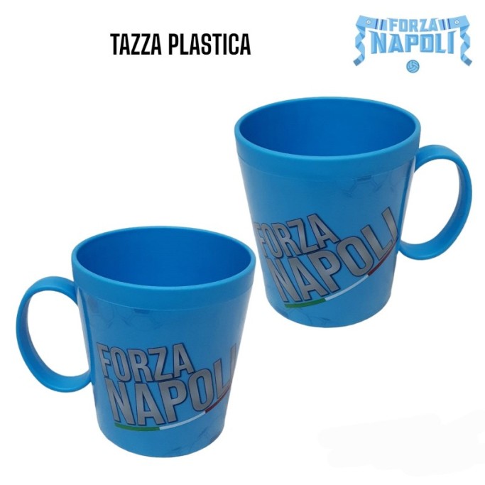 Tazza Plastica con manico Forza Napoli