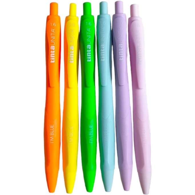 Penna a Sfera Punta 1,6 mm Blu/ nera Tinta unita
