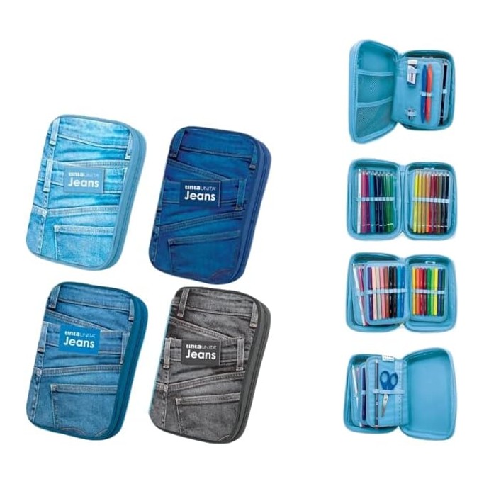 Astuccio One Time Tinta Unita Jeans