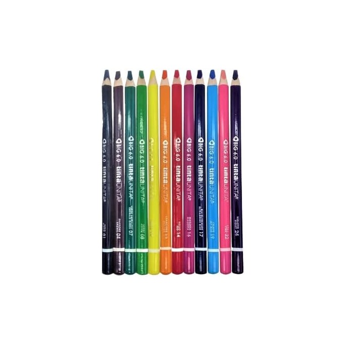 Tinta Unita, pastello triangolare mina 6MM 12PZ