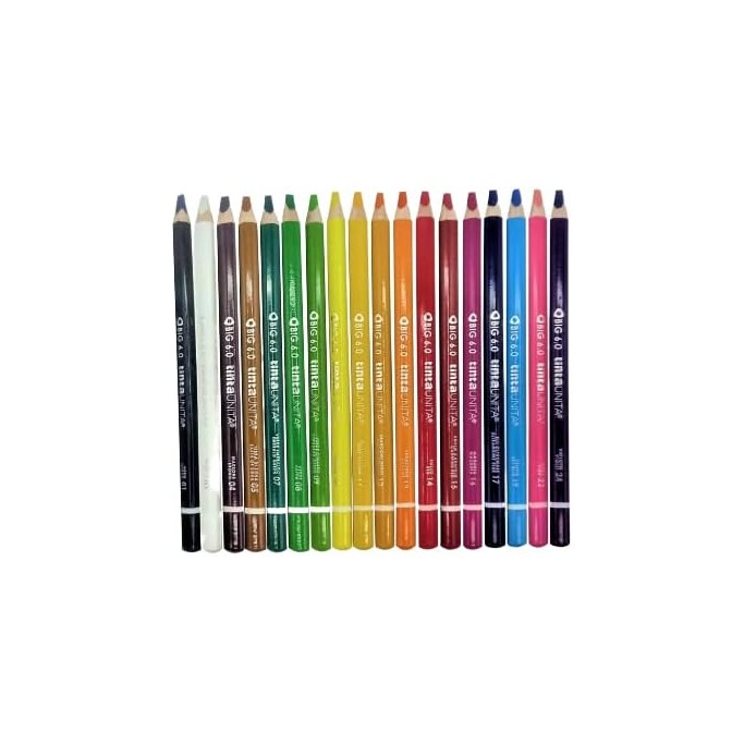 Tinta Unita, Pastelli Triangolari 18 colori