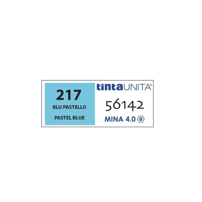 Pastello Tinta Unita mina 4.0 colore BLU PASTELLO 217