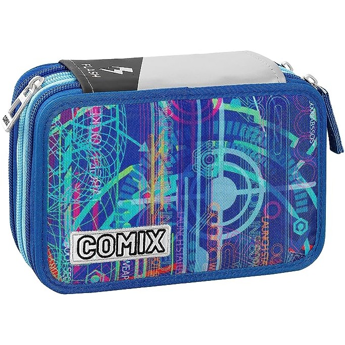 Astuccio 3 Scomparti Comix FLASH