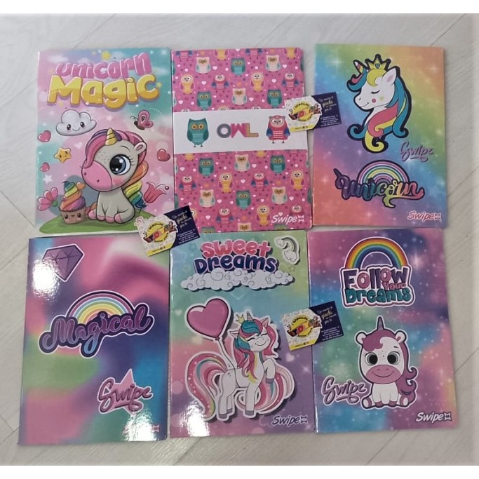 Quaderno maxi gr.80 SWIPE KIDS GIRL