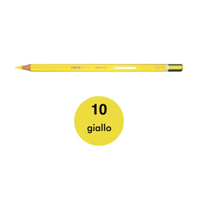 Pastello Tinta Unita mina 4.0 colore GIALLO N°10