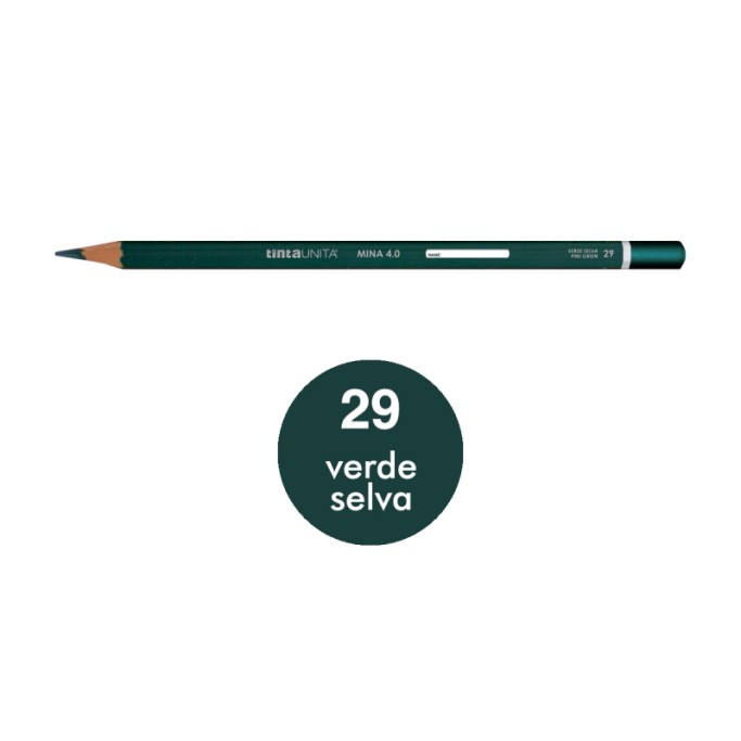 Pastello Tinta Unita mina 4.0 colore VERDE SELVA N°29