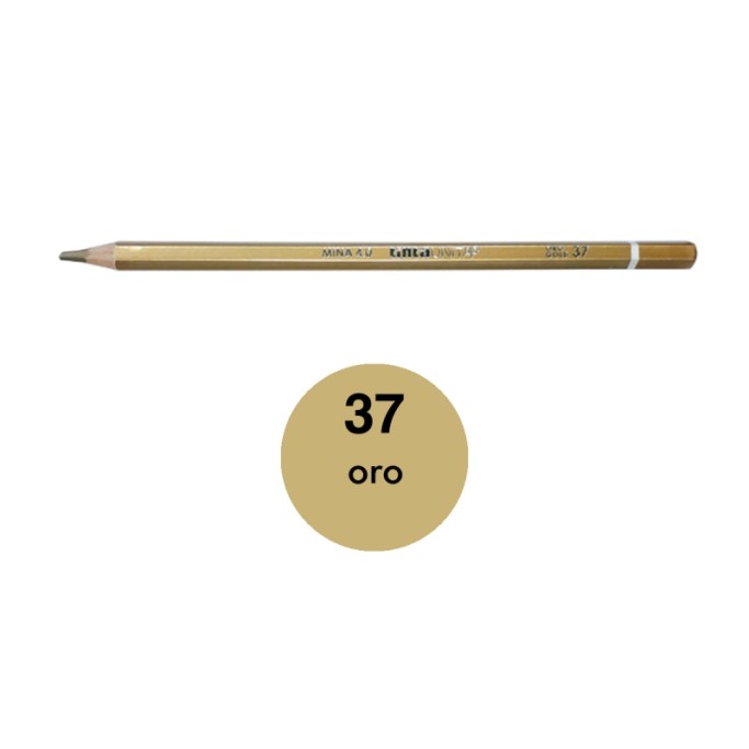 Pastello Tinta Unita mina 4.0 colore ORO N°37