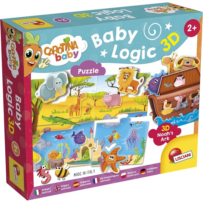 Carotina Baby Logic 3D Animali