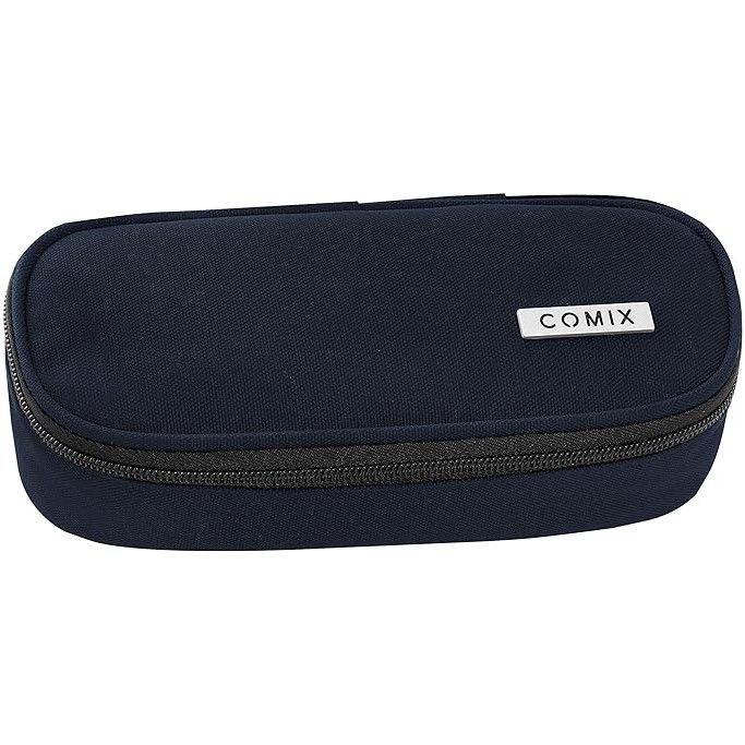 Astuccio Ovale Comix Mono Blu Scuro