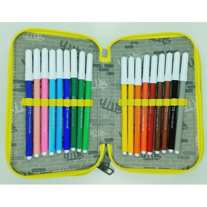 Astuccio 3 Zip Yub Murales