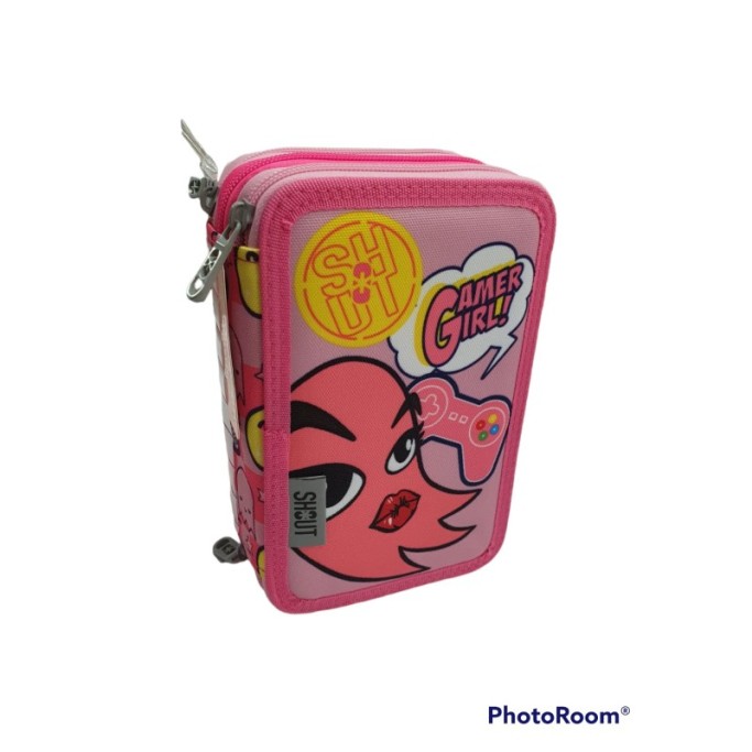 Astuccio Triplo CompletoShout Gamer Girl