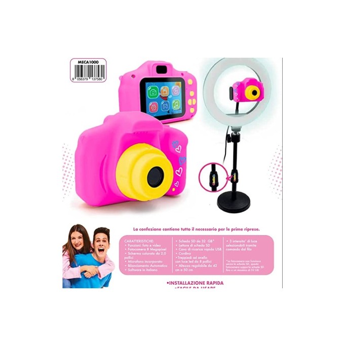 Me Contro Te - Studio Maker Con Treppiedi e Camera Digitale Portatile