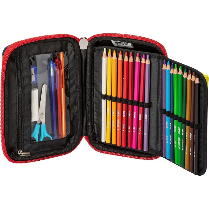 Astuccio Scuola Maxi Zip Naruto