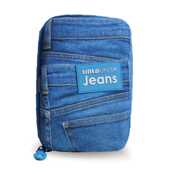 Astuccio One Time Tinta Unita Jeans