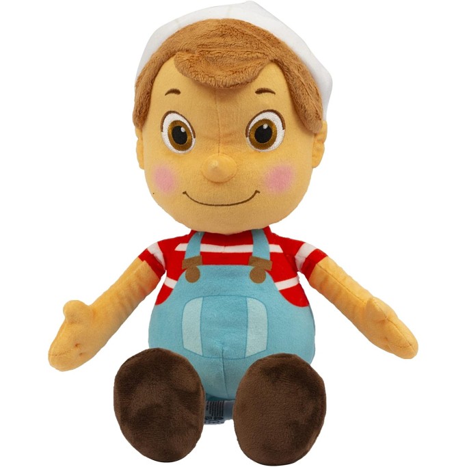 Pinocchio - Peluche Musicale Di 36 Cm Con Cappello