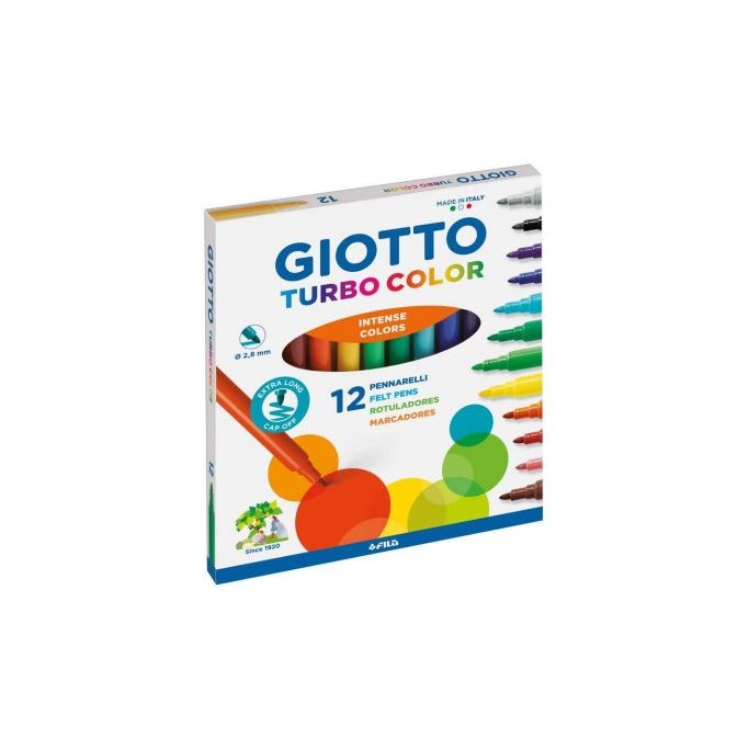 12 Giotto Turbo Color pennarelli