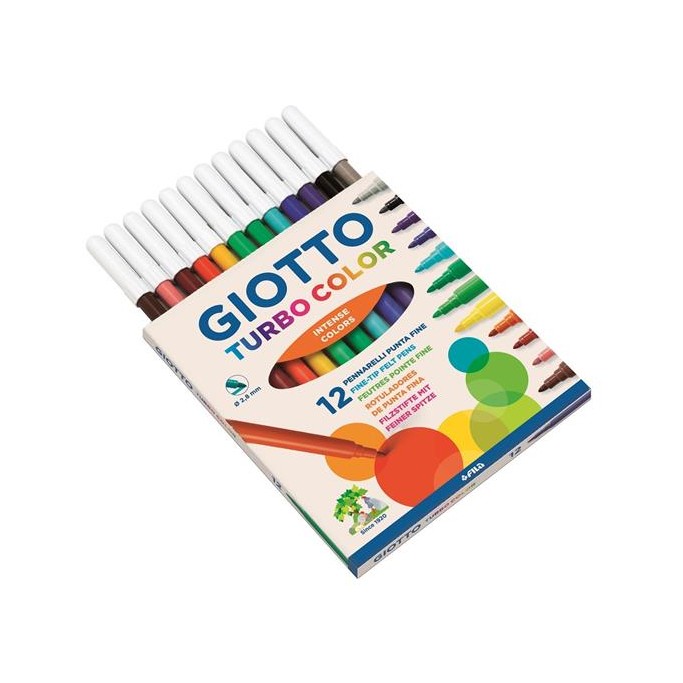12 Giotto Turbo Color pennarelli