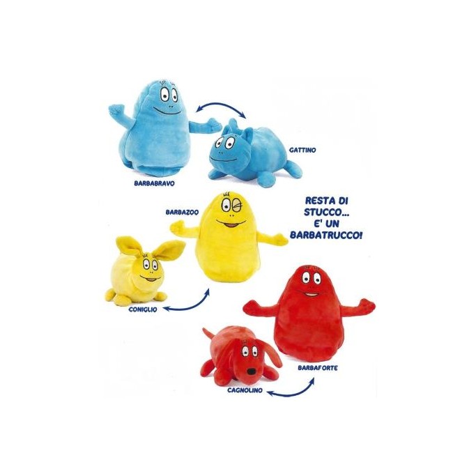 BARBAPAPA PELUCHE TRASFORMABILE