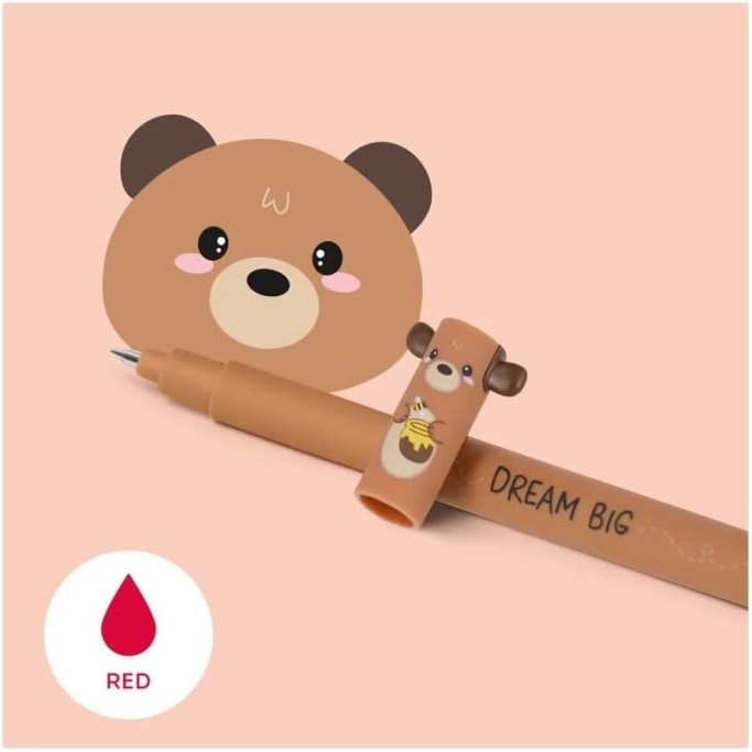 Legami, Penna Gel Cancellabile,  TEDDY BEAR