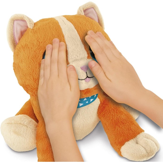Dolce Gattino cucù, Peluche Interattivo Elettronico 2in1