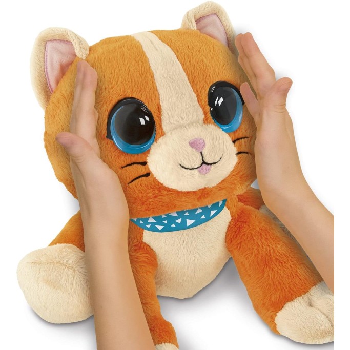 Dolce Gattino cucù, Peluche Interattivo Elettronico 2in1