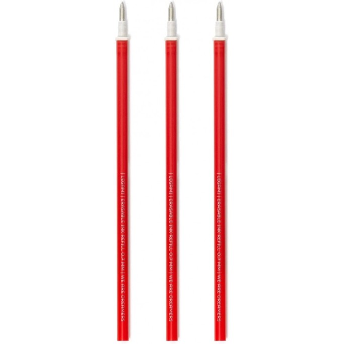 Legami, REFILL PER PENNA GEL CANCELLABILE ROSSA
