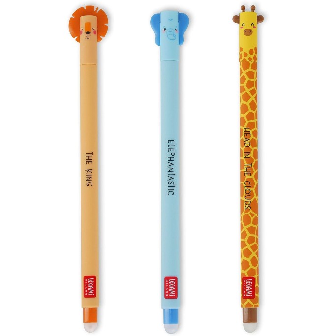 Legami, Kit 3 penne cancellabili, Savana