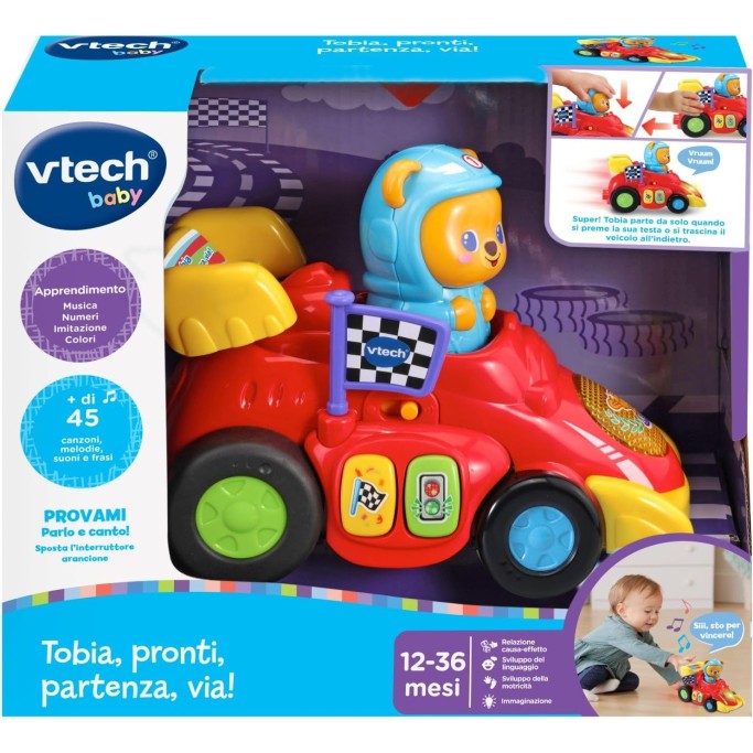 V-tech, Tobia, Pronti, Partenza, Via!