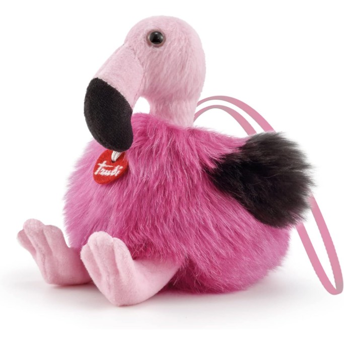Flamingo Charm Mini Hanging Plush Fuchsia