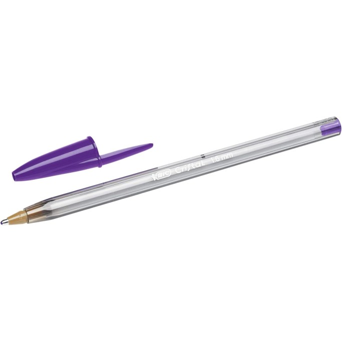 Penna BIC, Cristal Multicolour, Penna Sfera Colorate, Punta Larga 1.6mm