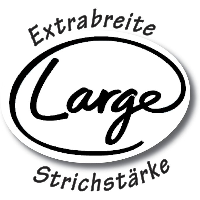 BIC Penne a Sfera, Cristal Large, Punta Media, 1.6 mm