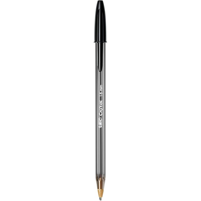 BIC Penne a Sfera, Cristal Large, Punta Media, 1.6 mm