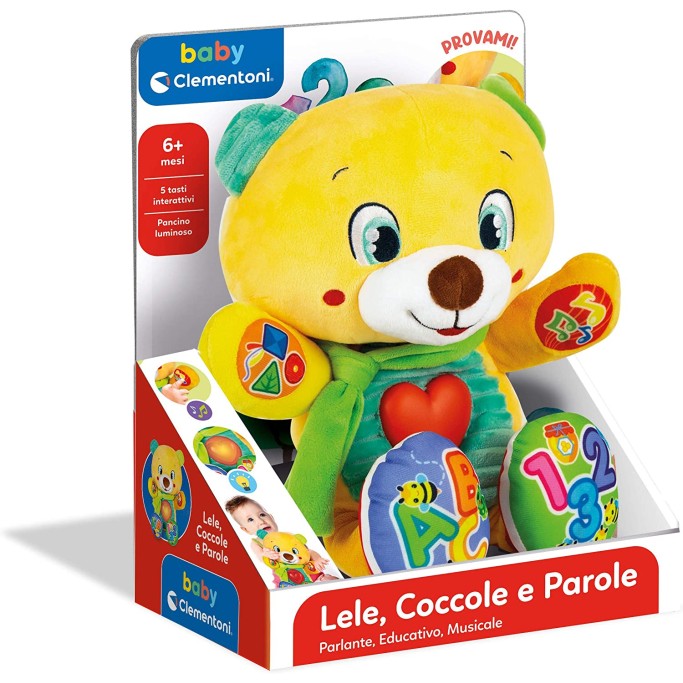 Lele Coccole e Parole-Orsetto Peluche parlante interattivo